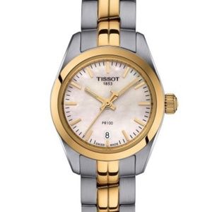 Ladies' Tissot PR 100 Lady Small Two-Tone Watch